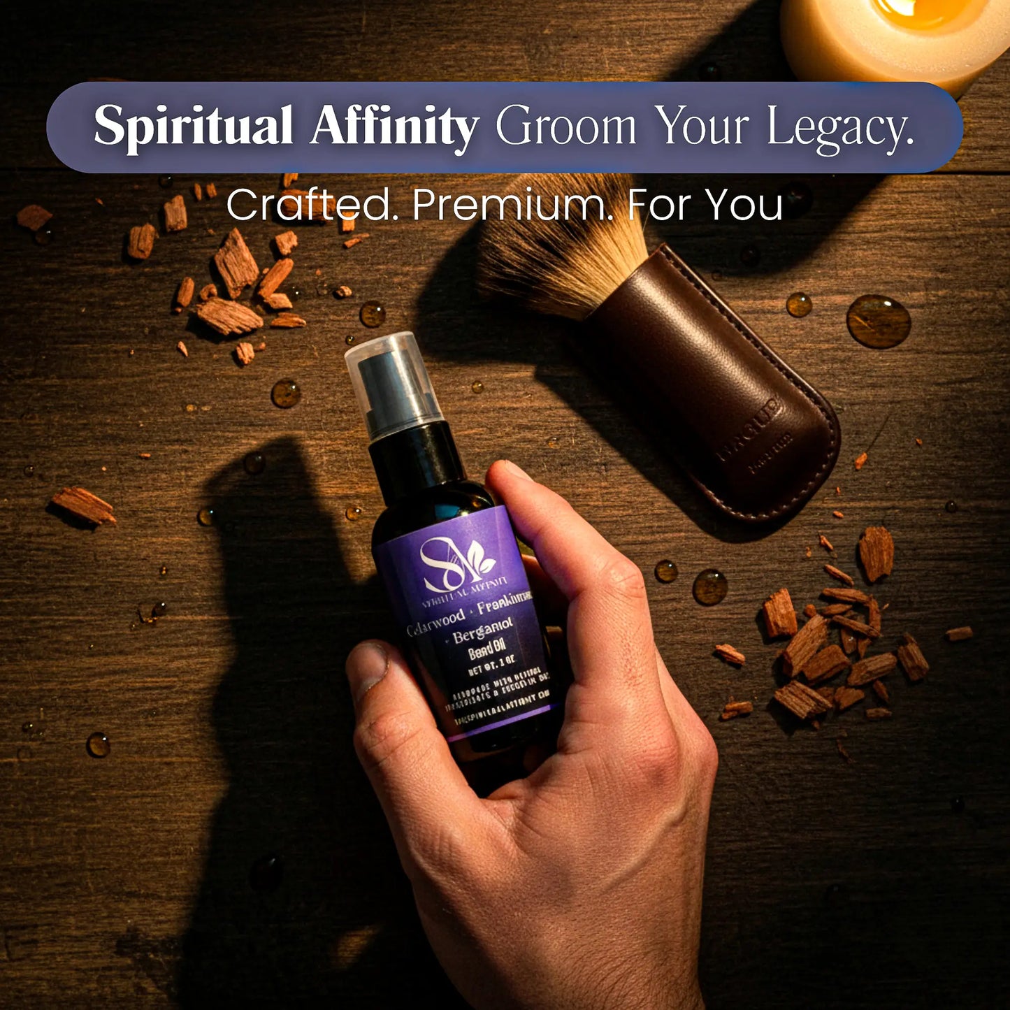 Legacy - Cedarwood & Frankincense Beard Oil