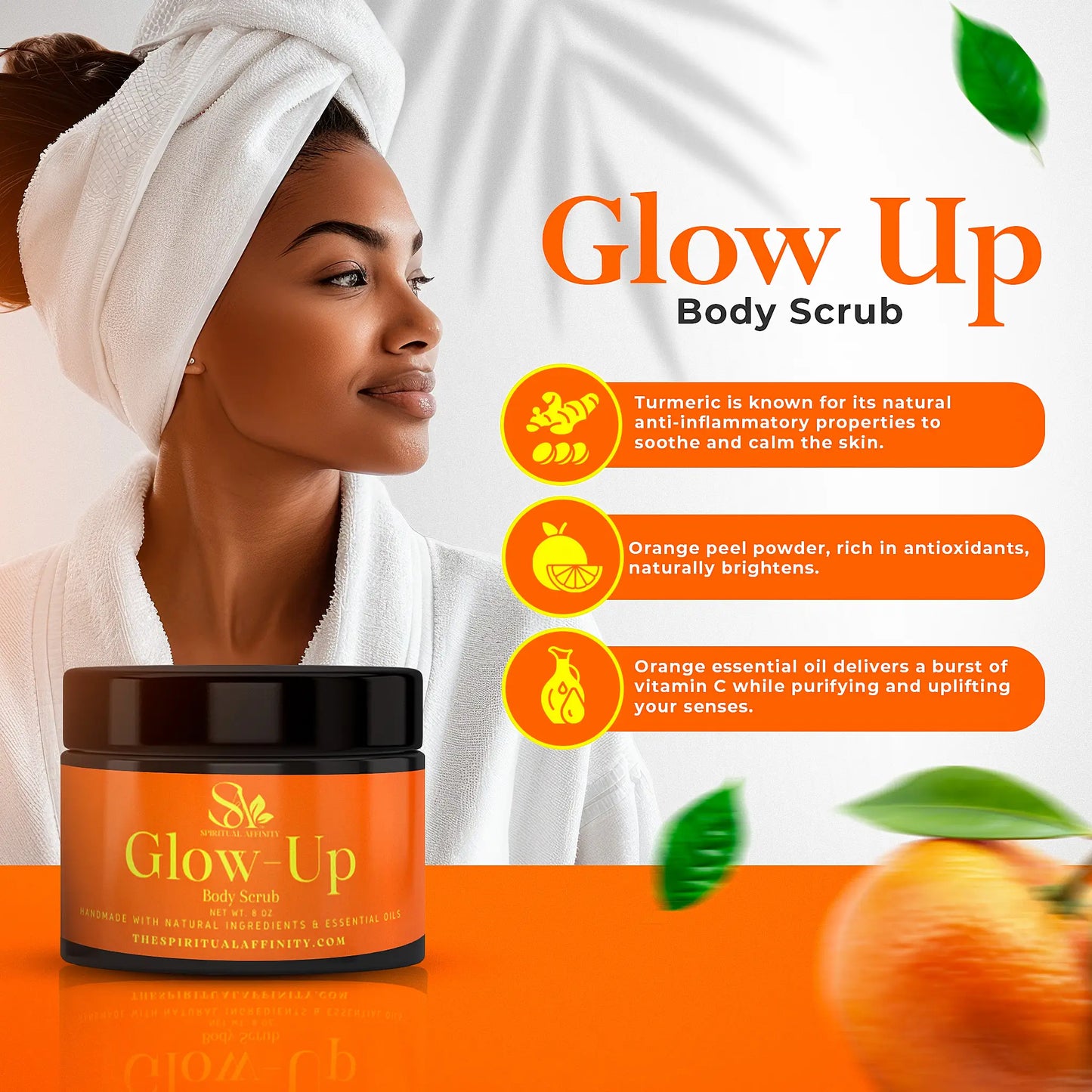 Glow Up Body Scrub - 8oz
