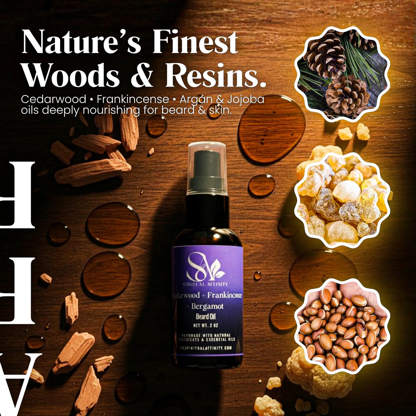 Legacy - Cedarwood & Frankincense Beard Oil