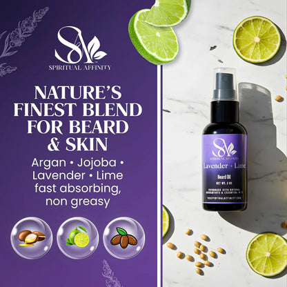 Refined - Lavender & Lime Beard Oil