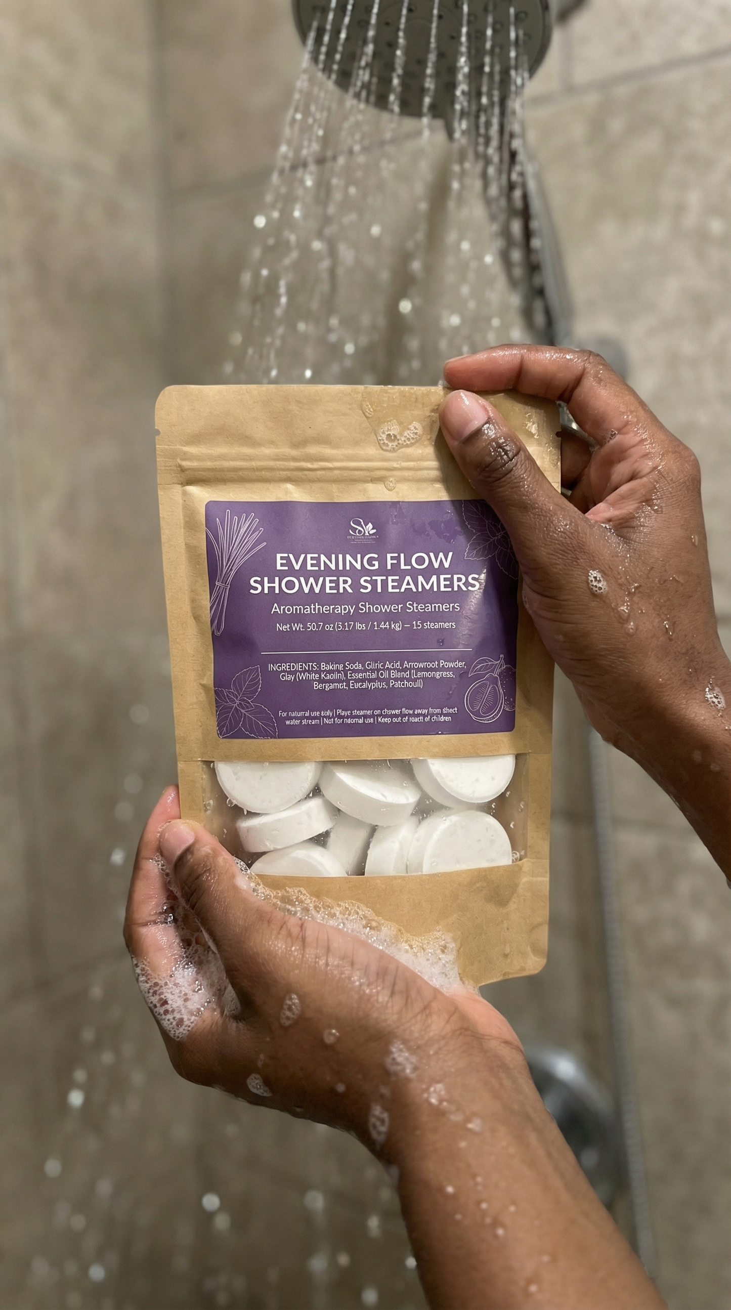 Evening Flow Shower Steamers.