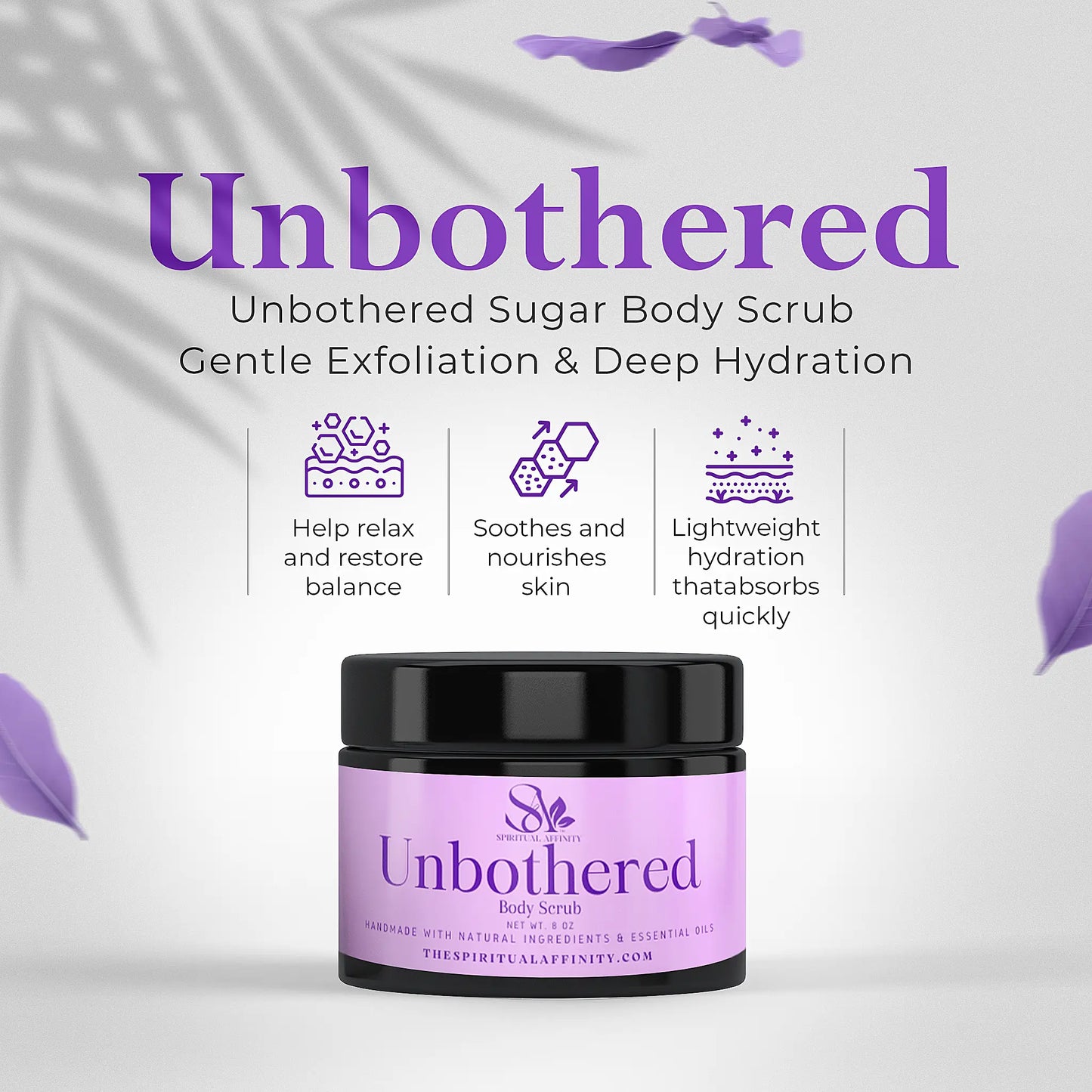 Unbothered Sugar Body Scrub - 8oz