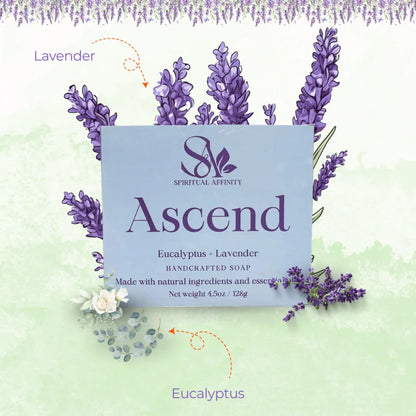 ASCEND - Lavender Eucalyptus Sea Moss Bar - Spiritual Affinity