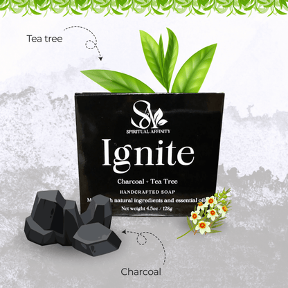 Ignite Charcoal & Tea Tree Bar - Spiritual Affinity