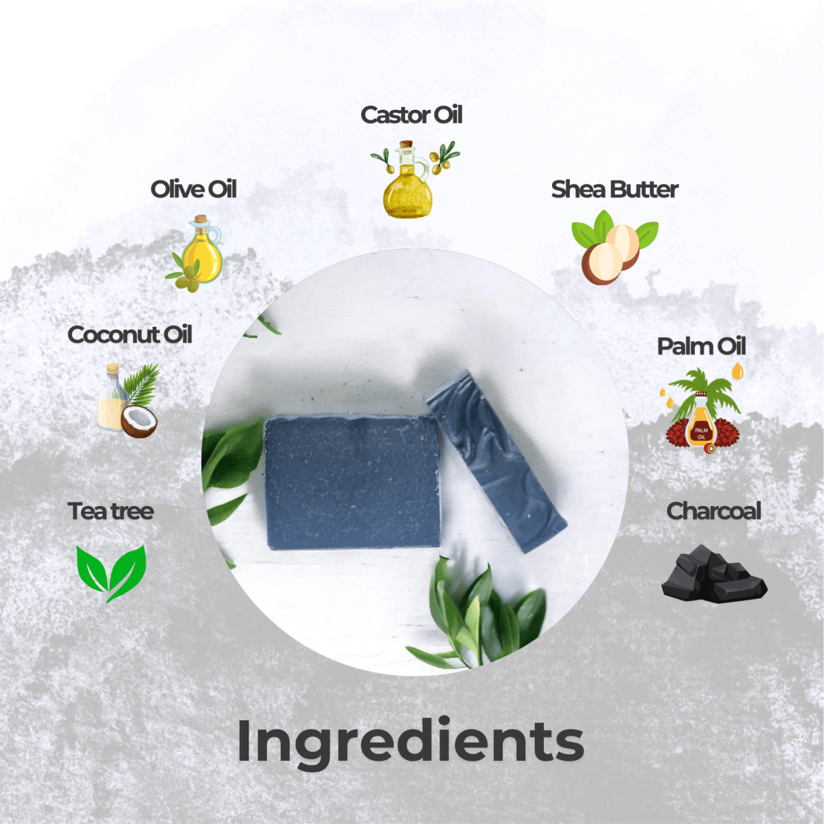 Ignite Charcoal & Tea Tree Bar - Spiritual Affinity