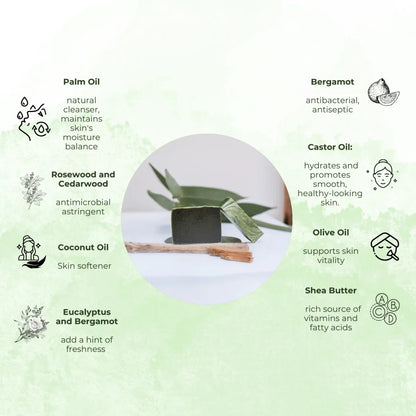 Regenerate Woodsy Bergamot Eucalyptus Bar - Spiritual Affinity