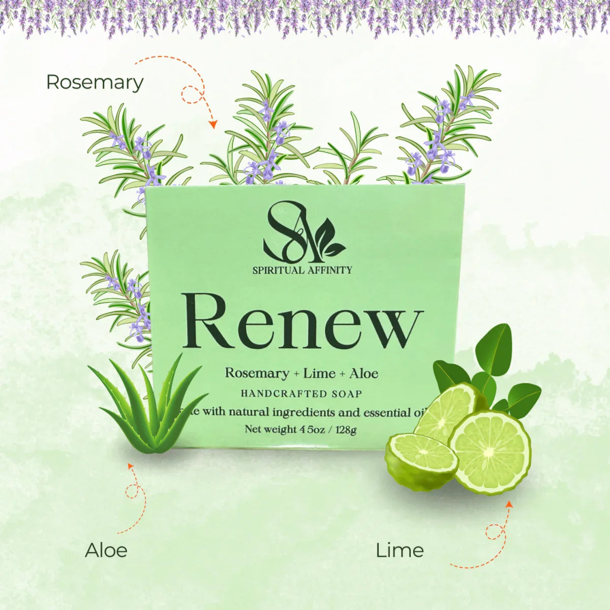 Renew Rosemary & Lime Bar - Spiritual Affinity