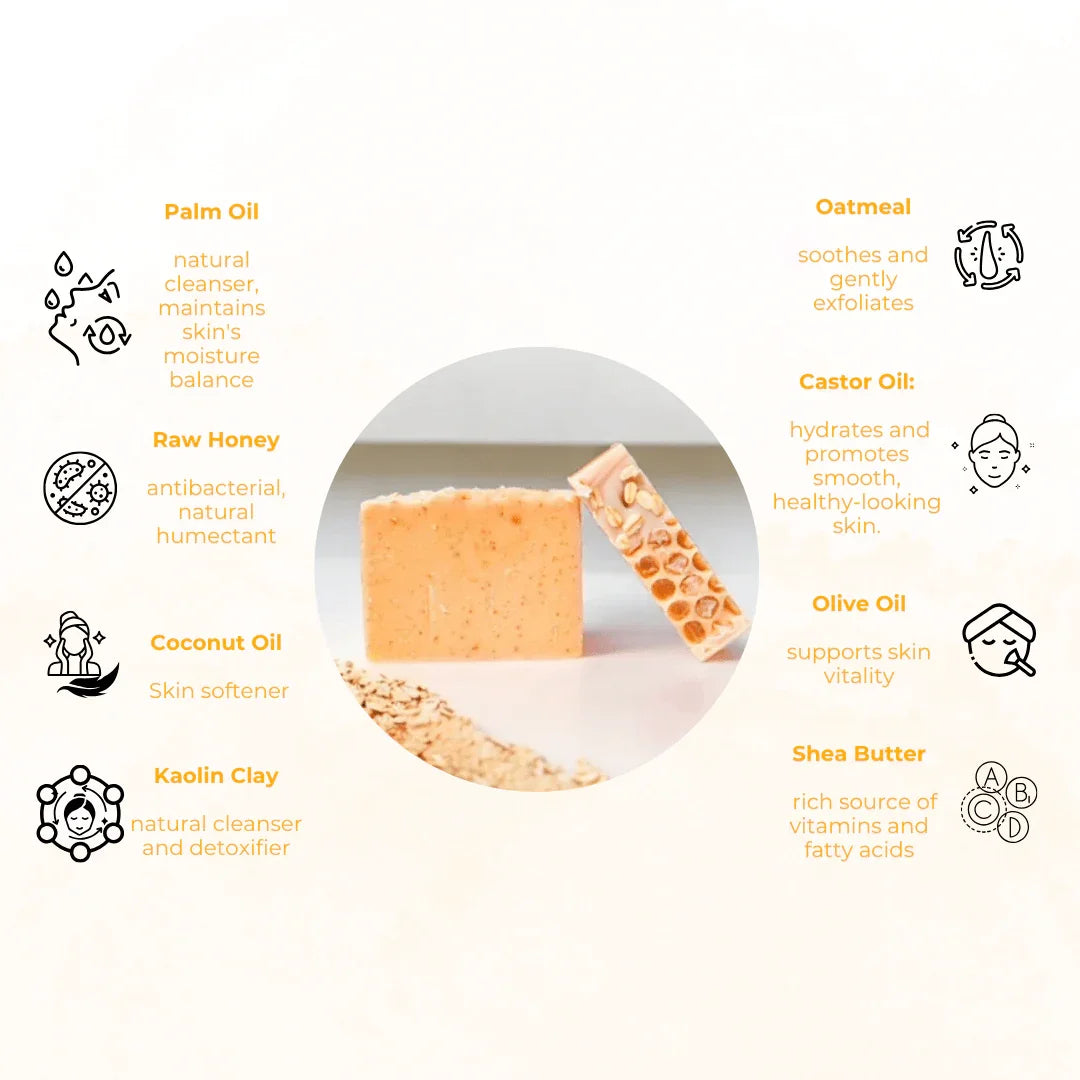 Soothe Oatmeal & Honey Bar - Spiritual Affinity