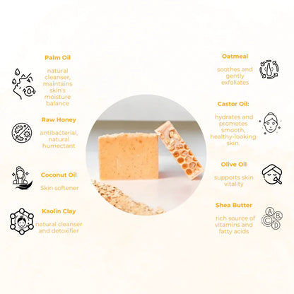 Soothe Oatmeal & Honey Bar - Spiritual Affinity